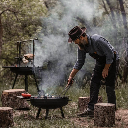 Barebones Living Cowboy Fire Pit Grill - 23"